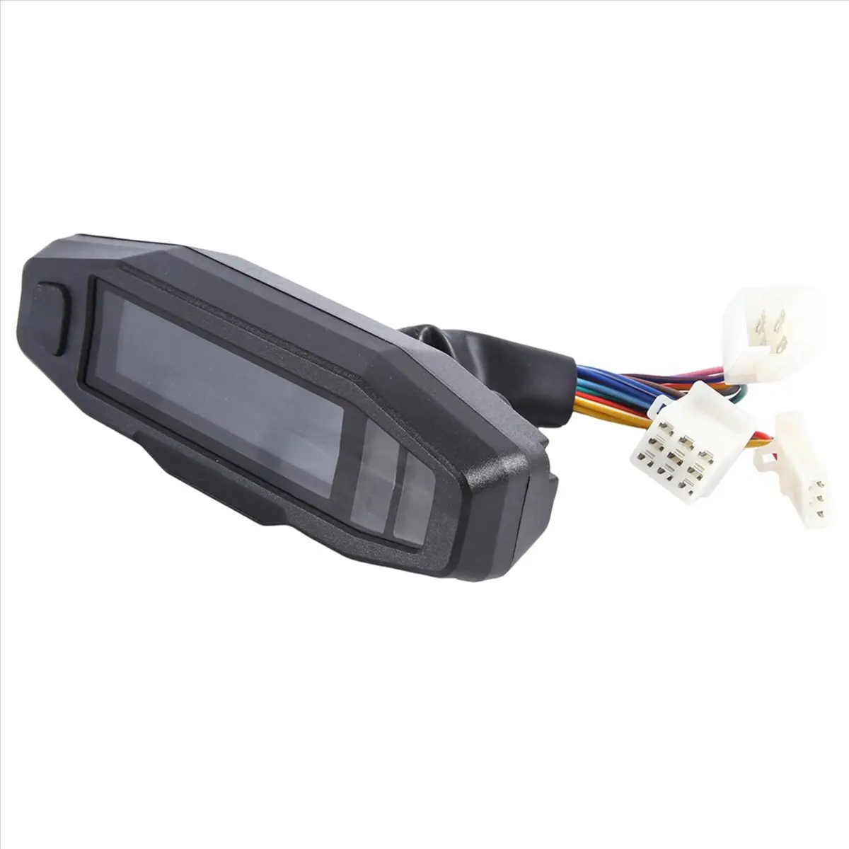 A72Z Universal Motorcycle Speedometer Tachometer Oil Gauge HD Screen Digital Meters Instrument Cluster Turn Signal Light(C)