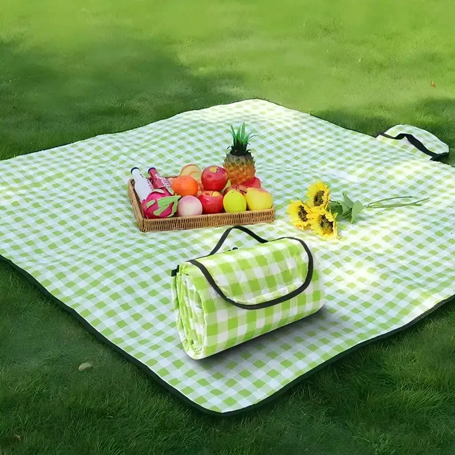 

Extra Large Picnic Blanket Portable & Foldable for Outdoor Camping,Beach,Hiking,Home and Lawn with Carry Handles