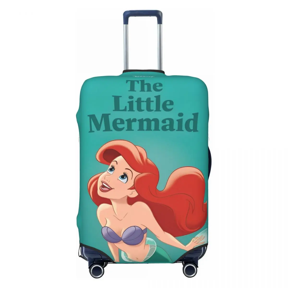 

The Little Mermaid Cartoon Suitcase Cover Business Holiday Practical Luggage Supplies Protection