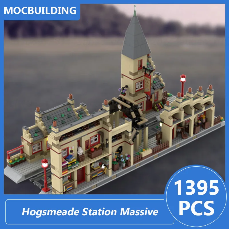 Station massive Erweiterung & das Owlery Modell Moc Bausteine DIY montieren Ziegel zeigen Architektur Lernspiel zeug Geschenke