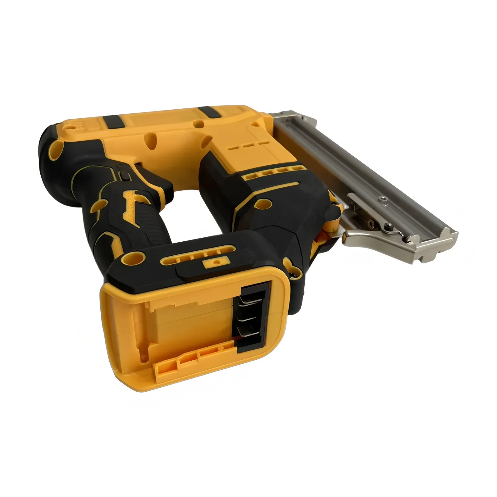 

2-IN-1 Electric Brushless Brad Nail Gun Cordless Straight/N-shape Nails Woodworking Nailing Machine Fit For Dewalt 20V Battery