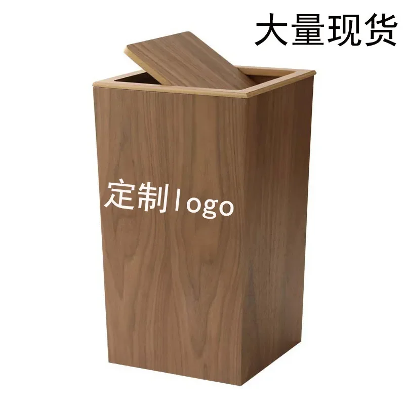 Nordic Style Large Kitchen Trash Can with Lid for Home Living Room Hotel Use Wholesale and Retail