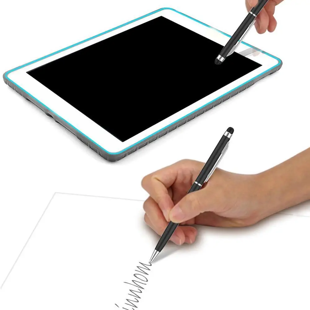 Universal Stylus Pen 2 In 1 Universal Capacitive Screen Touch Pen Touch Drawing Writing Pencil For Smartphones Tablet