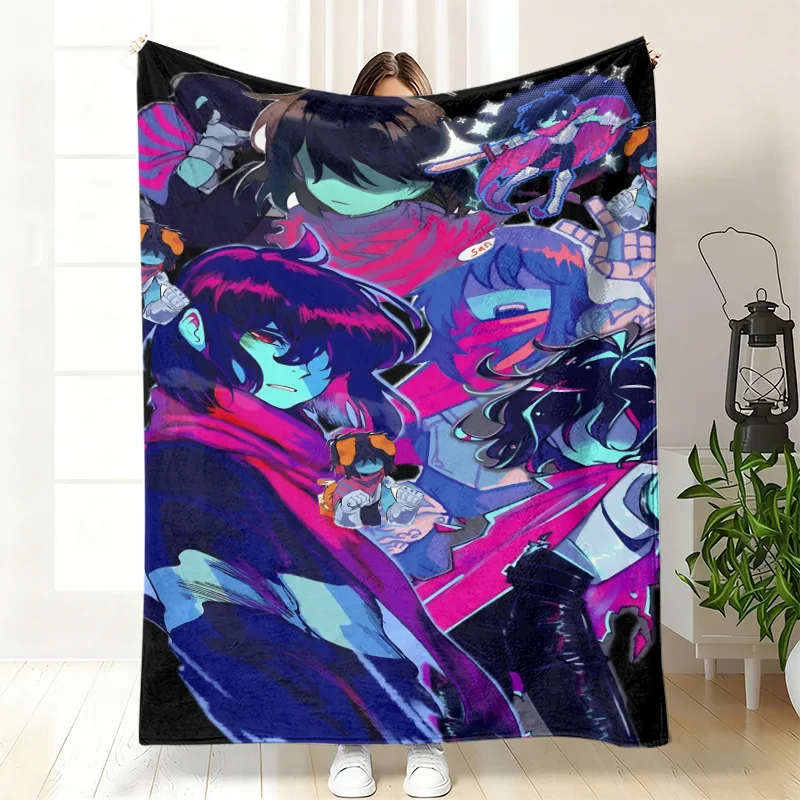Hot Deltarune Blanket Fleece Summer Air Conditioning Video Game Multifunction Ultra-Soft Throw Blankets for Bed Couch Rug Piece view 2