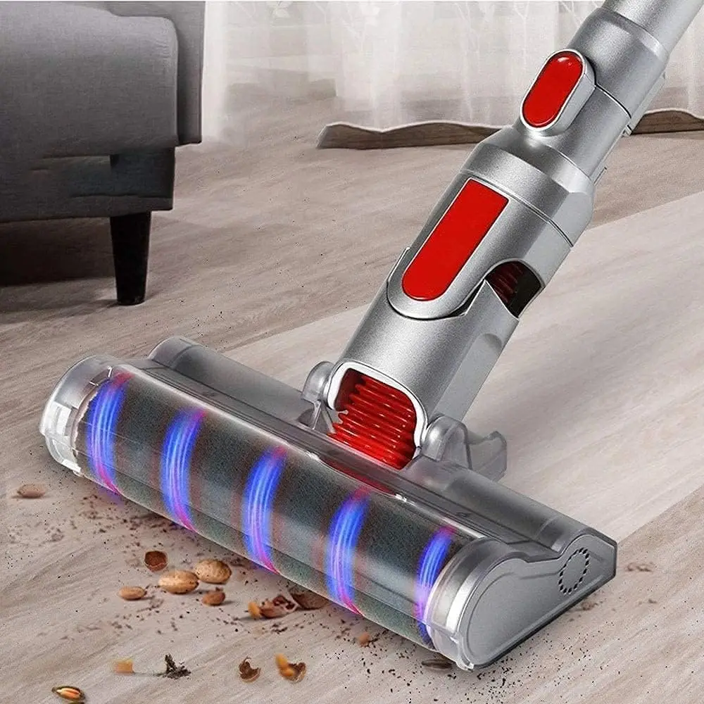 Aspirapolvere senza fili 9KPa e grande tazza per la polvere leggera da 0,6 litri portatile per la pulizia della casa dei peli di animali domestici dei tappeti dei pavimenti duri