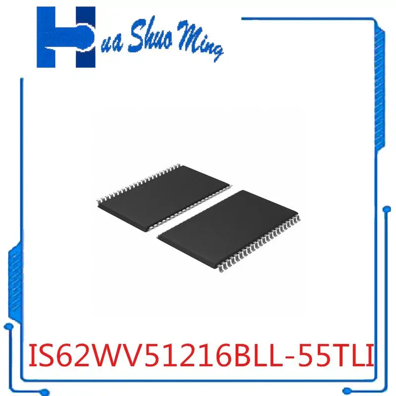 5Pcs-10 Pcs/Lot IS62WV51216BLL-55TLI  44-TSOP