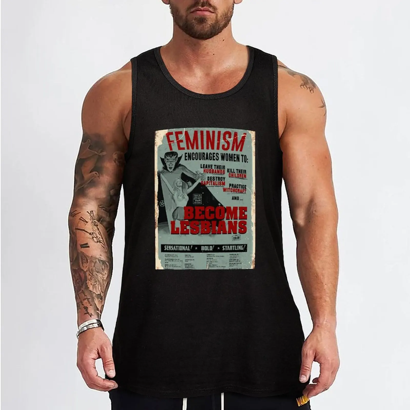 Lesbian Witchcraft Tank Top clothes for men summer clothes for men summer clothes man 2024