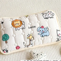Taie d'oreiller à motif de dessin animé pour enfants, taie d'oreiller simple pour bébé, coton épaissi, joli intercalaire, automne, hiver