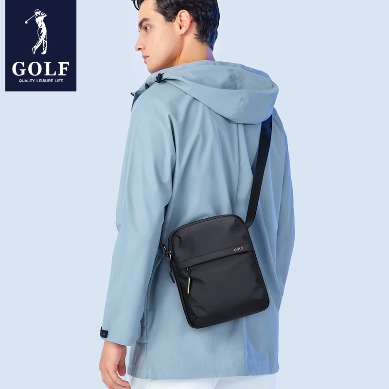 Golf Heren Crossbody Tas 2023 Nieuwe Canvas Kleine Rugzak Vrije Tijd Sport Grote Capaciteit Functionele Heren Schoudertas