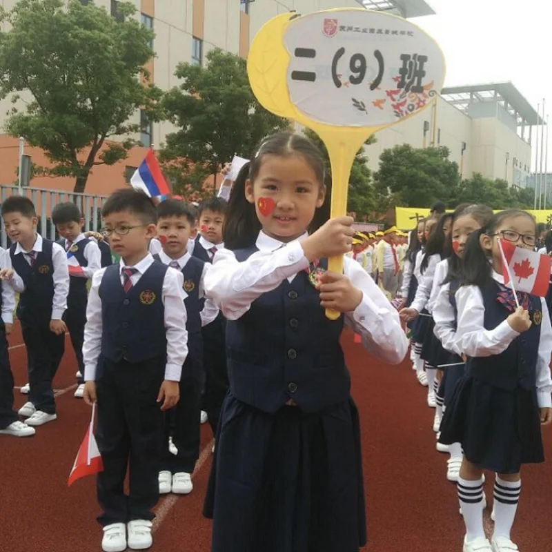Primary School Students School Uniform Spring and Autumn Suit England Style Kindergarten Class Uniform