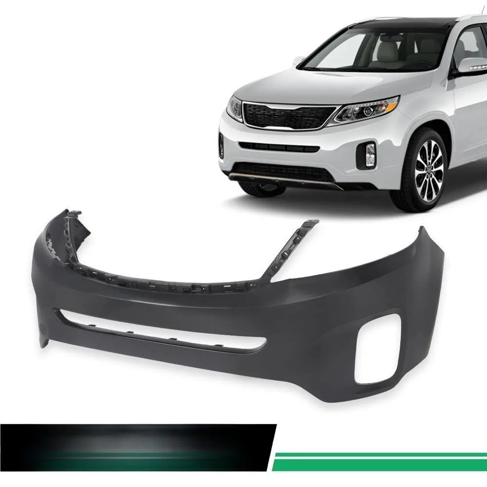 

Front Upper Bumper Cover Fit For 2014-2015 Kia Sorento W/ Fog Lamp Holes United States