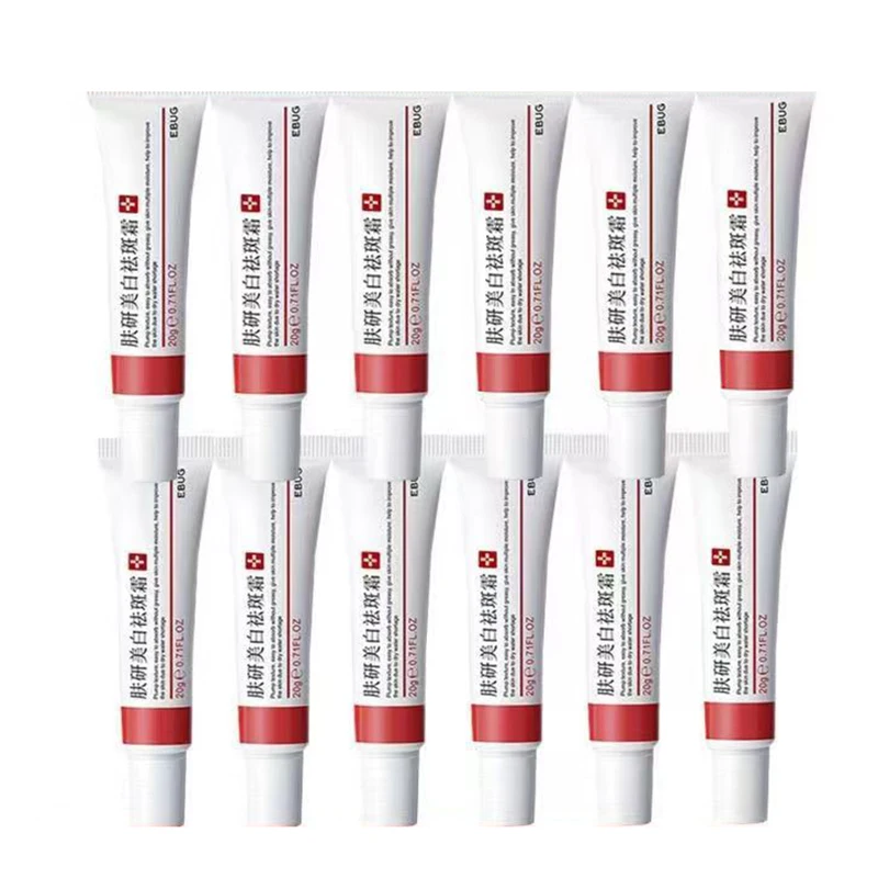 

12PCS Dark Spots Corrector Skin Whitening Fade Cream Lighten Blemish Removal Serum Reduces Freckles Melasma Brighten Skin Care