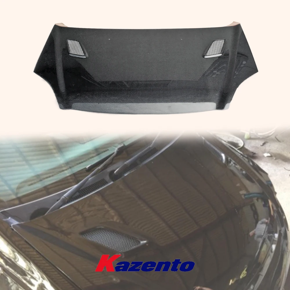 For Honda EP3 2002 Civic MU Style Vented Carbon Fiber Hood Bonnet Body Kits