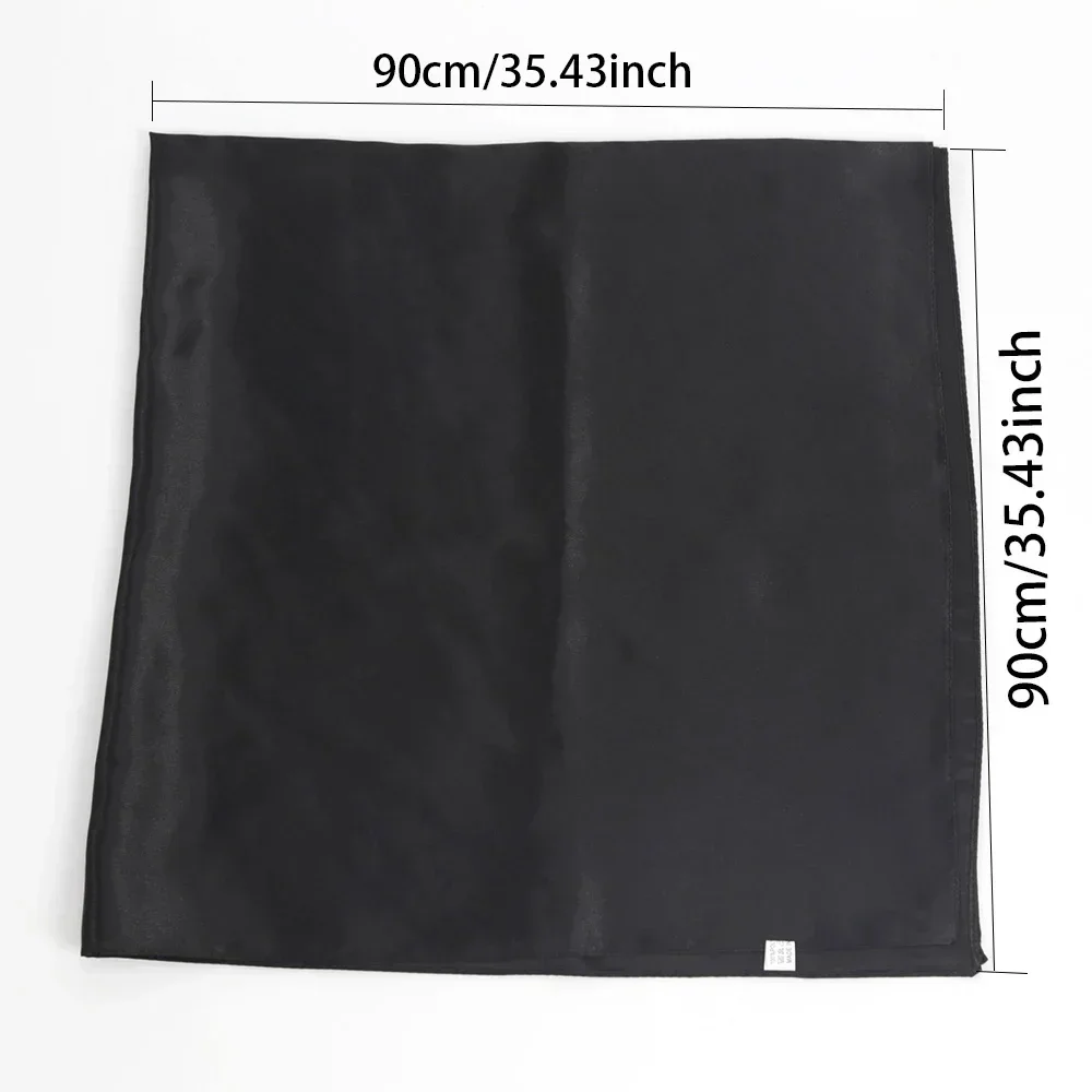 90cm*90cm 단색 새틴 스퀘어 헤드 스카프 여성 패션 스퀘어 헤드 랩 숄 스카프 푸라르 히잡 넥커치프 반다나