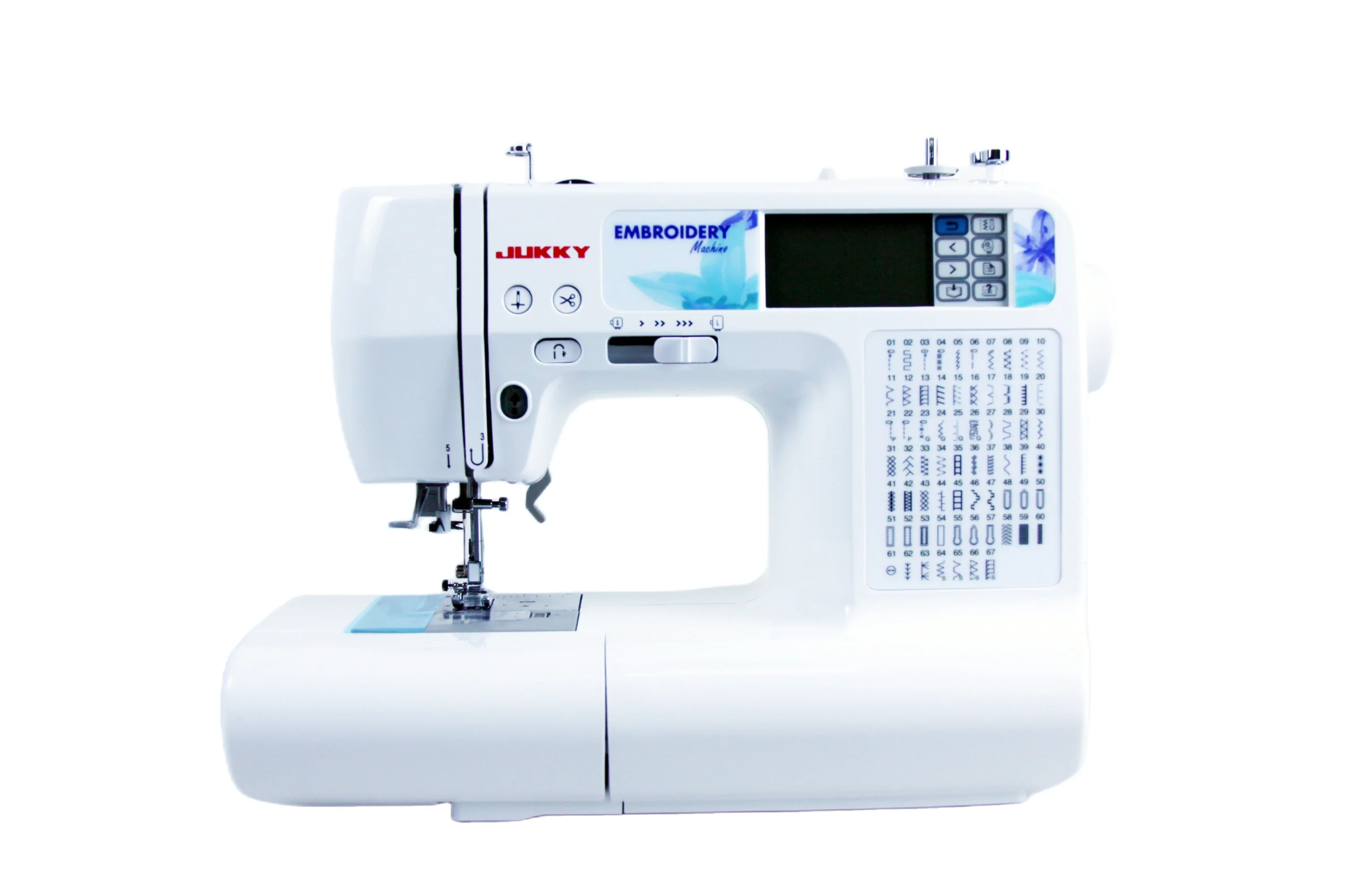 JK890 Automatic Single Head Multi-Stitch Sewing Embroidery Machine Household Computerized Reliable Motor Gear New