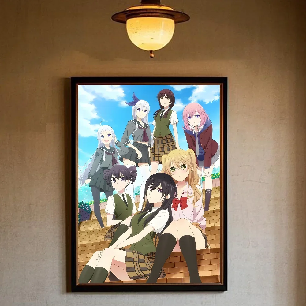 日本のアニメ柑橘類映画ステッカーポスター HD アートステッカー壁防水ホームリビングルーム寝室バー美的装飾