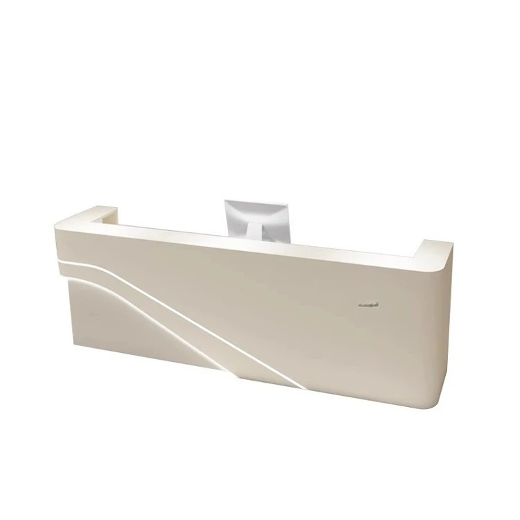 Reception Counter Clothing Store Semicircular Arc Cashier Commercial Bar