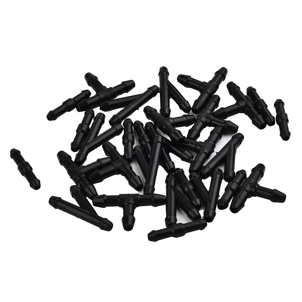 Jet Connector Hose Pipe Replacement Splitter T/Y/I Type 5M Black Car For Nozzle Pump Tube Windshield Jet Connector