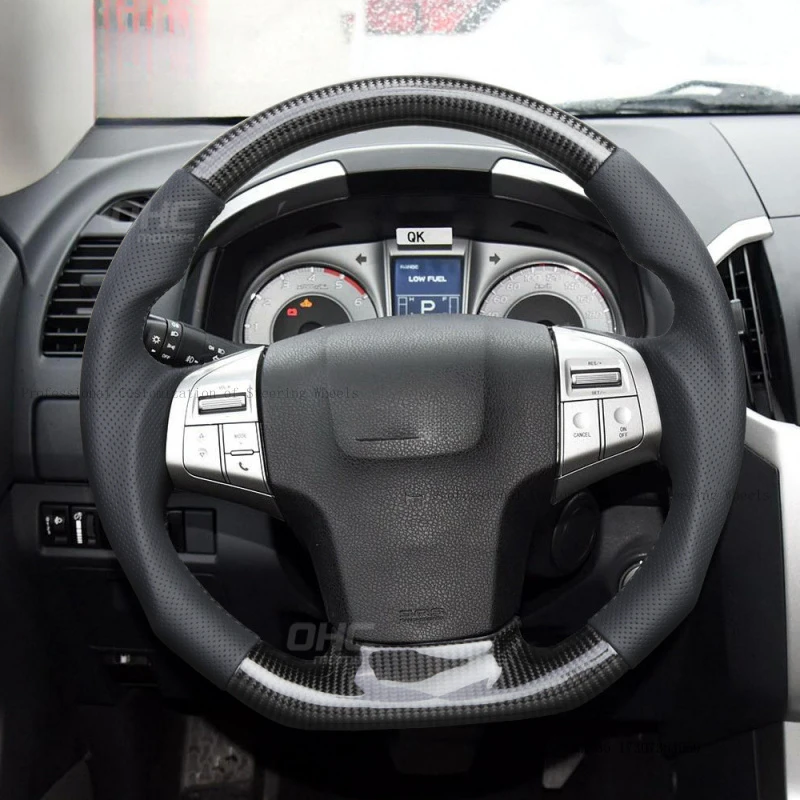 Suitable for Isuzu Dmax Mu-X modified carbon fiber steering wheel off-road steering wheel