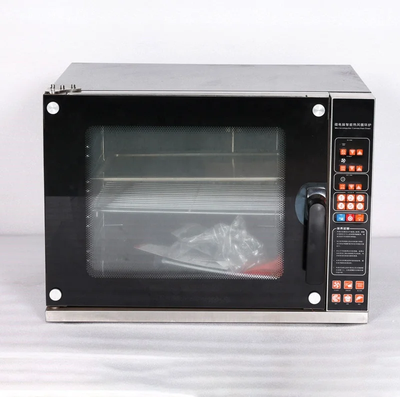 Cheap Electric Baking Bread Convection Oven For Sale Commercial Italian Glass Wooden Case New Product Provided Flour 220V ISO SY