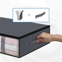 Storage Boxes Clothes Storage Collapsible Storage Bags Underbed Storage For Organizing Clothes Bedroom Quilts Closet Dormitory - Image 4