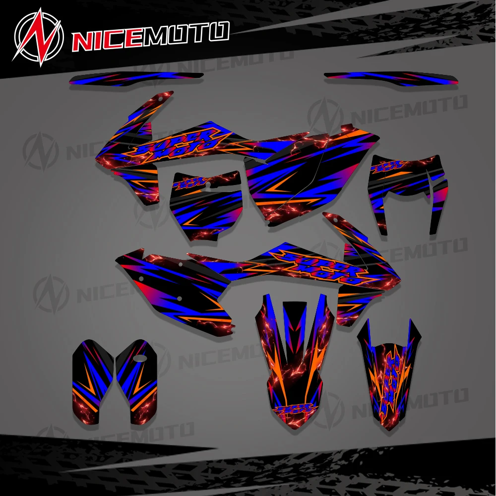 

Наборы графических наклеек для KTM SX SXF XC 2016 2017 2018 125-500 EXC EXC-F XCW 2017 2018 2019 Номер имени на заказ