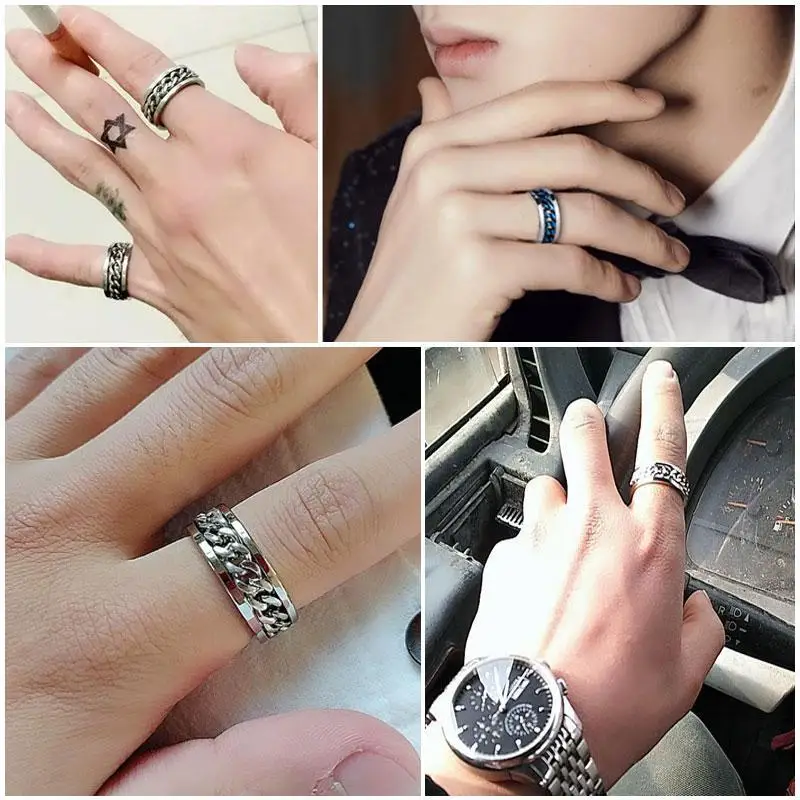Titanium steel swivel stainless steel swivel open beer open wine chain ring cool swivel bottle opener ring