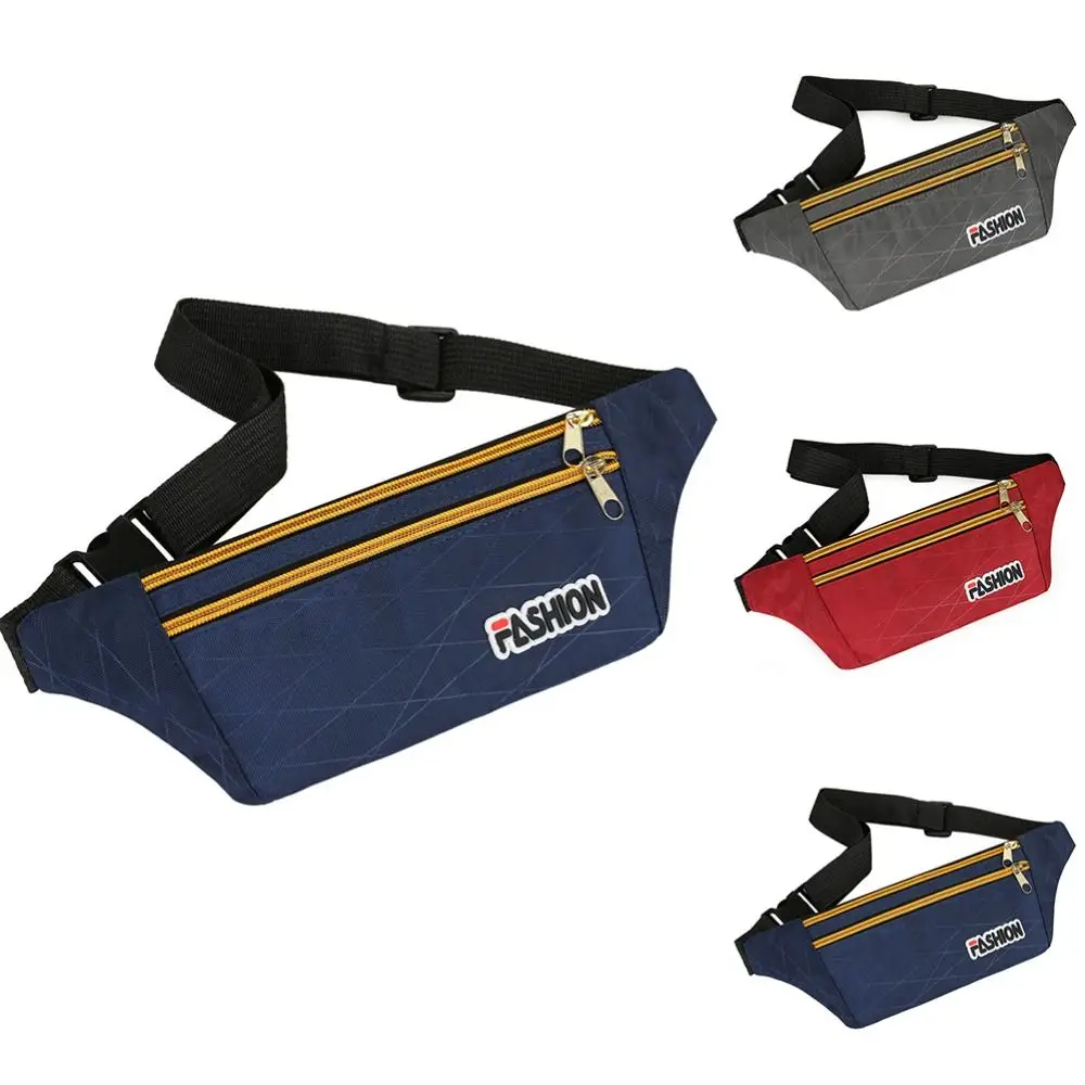 Fashion Waterproof Waist Bag Large Capacity Oxford Cloth Chest Bag Fanny Pack For Outdoor Travel