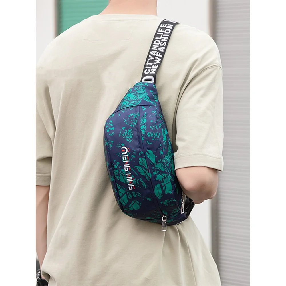 

Men's And Women's Running Waist Bags Outdoor Mobile Phone Storage Bags Fashionable Sports Colorful Chest Bags Simple Cycling