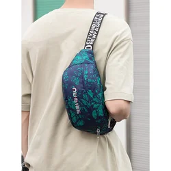 Men's And Women's Running Waist Bags Outdoor Mobile Phone Storage Bags Fashionable Sports Colorful Chest Bags Simple Cycling