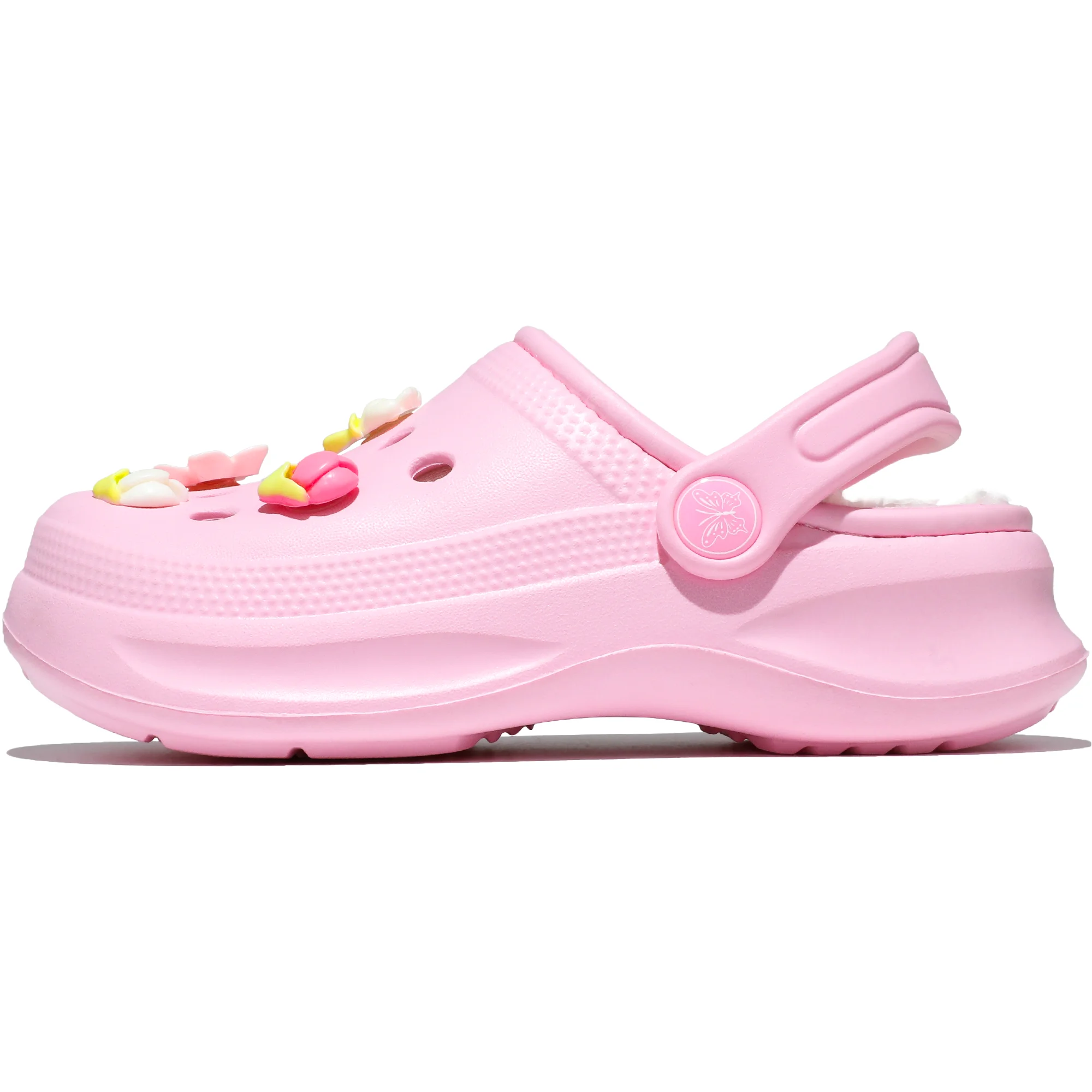 Kinder-Clogs und -Mules mit Fellfutter, leichte Garten-Schuhe mit Baumwollfutter, warme Hausschuhe für Jungen, Mädchen und Kleinkinder, 168. – Detail 10