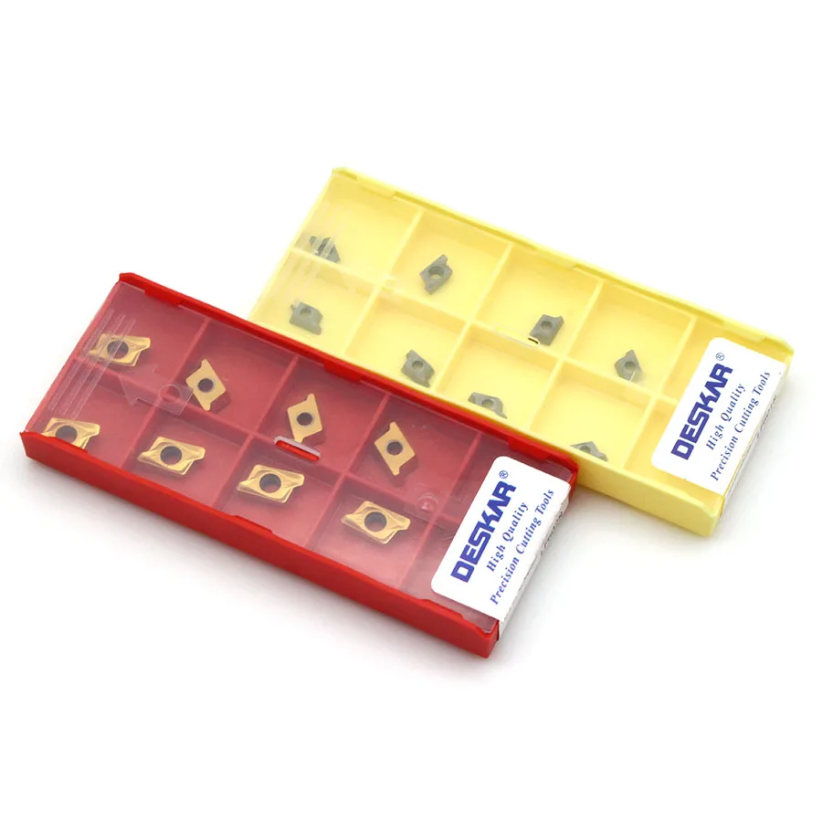 RT070204R-81 LF6018 RT100308R-81 LF6028 CNC Máy Tiện Công Cụ Chuyển Chèn Carbide Chèn Phay Chèn Cho Thép/Thép Không Gỉ