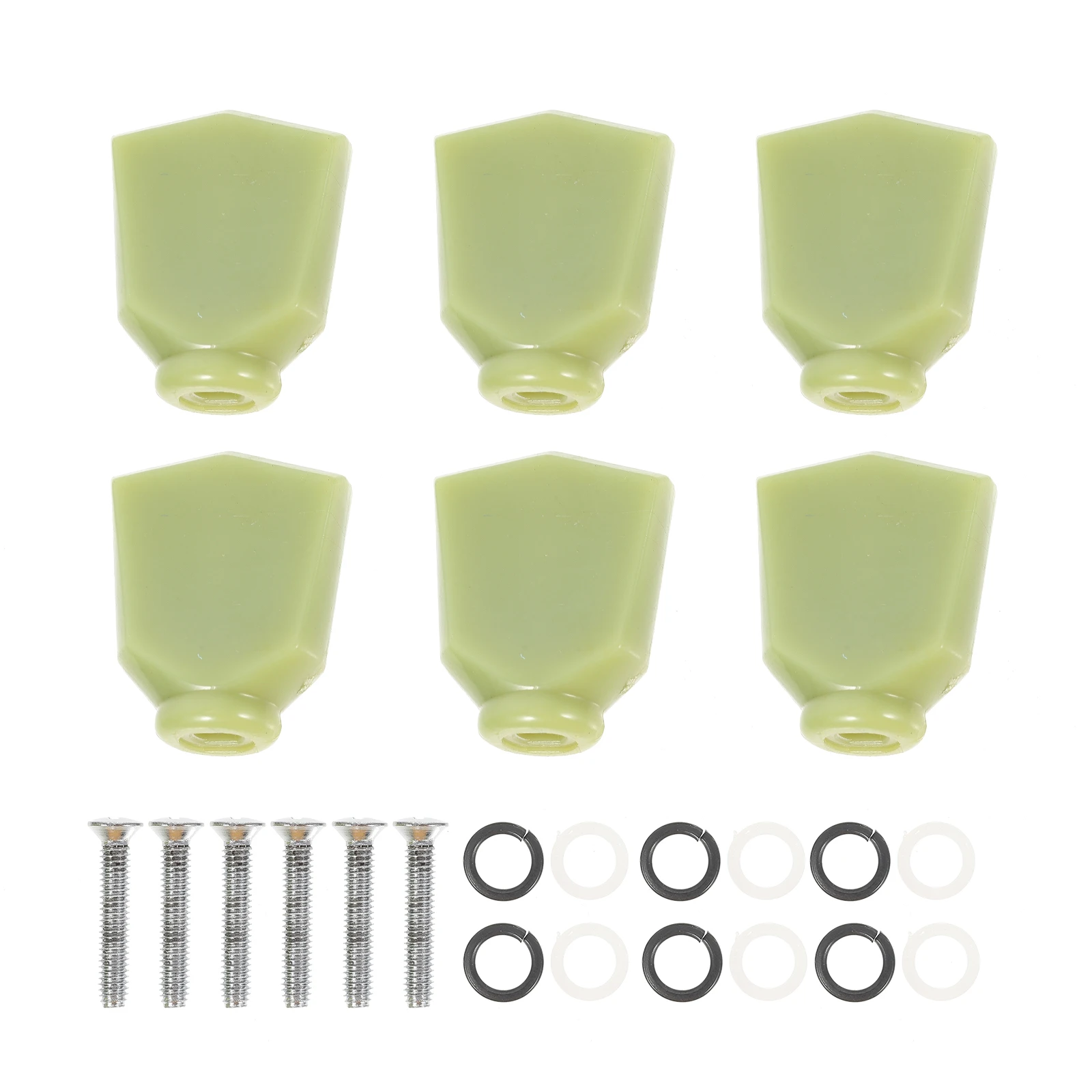 

Guitar Tuners H 6 Sets Plastic Durable Folk Tuning Knob Use Caps String Functions Professional Sound Keyboard Instrument