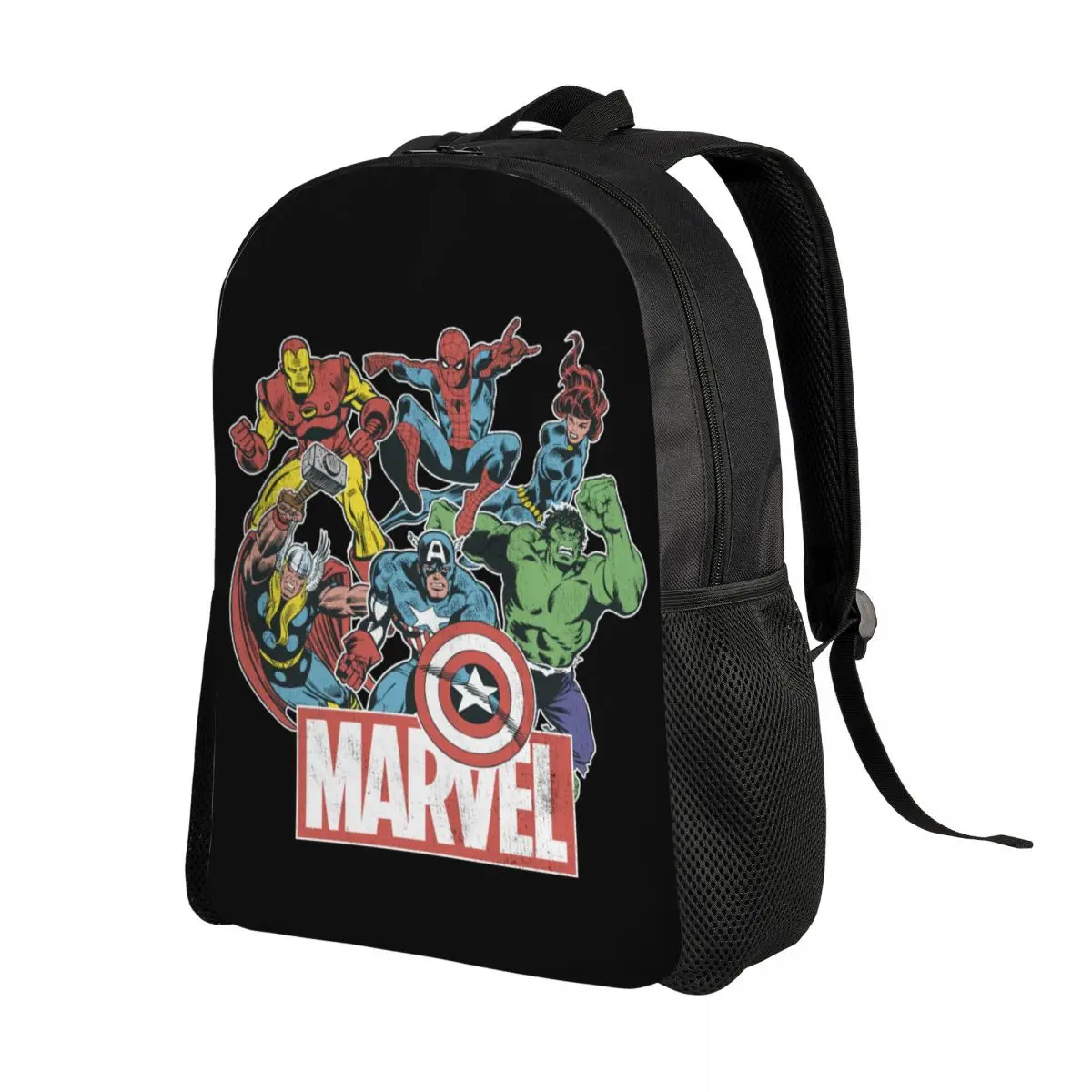 Custom Hulk Classic Avengers Backpack for Women Men Water Resistant School College Bag Printing Bookbags