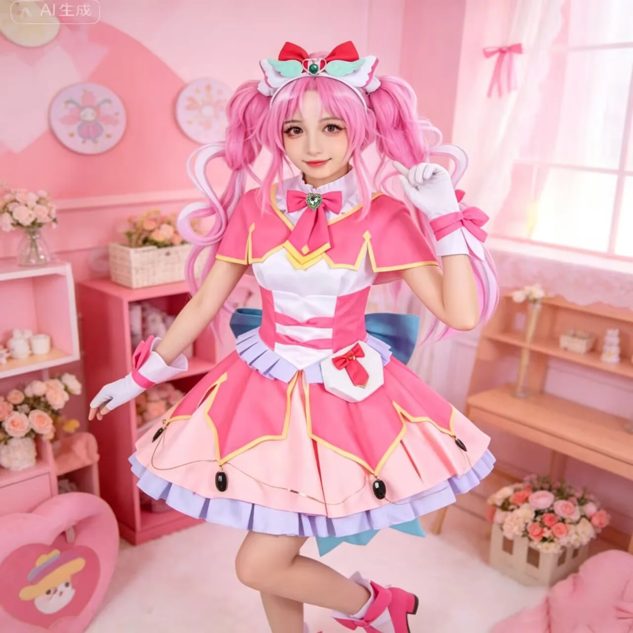 

Anime Star Detective Precure Cure Mystique Kobayashi Mikuru Detective Precure Cosplay Costume Skirt Lazy Cosplay Navidad Costume
