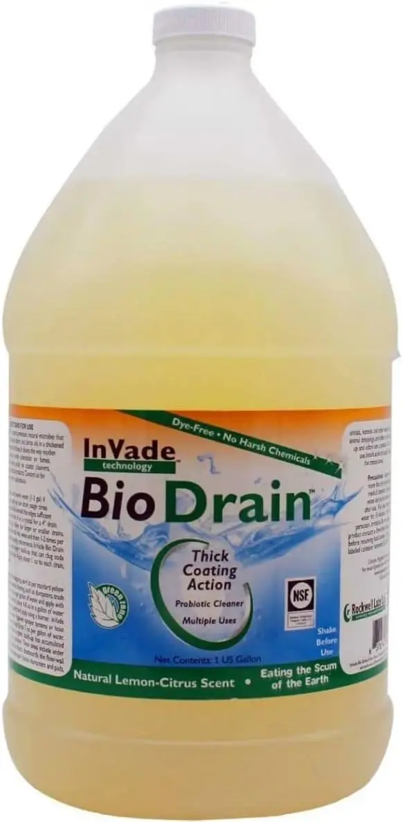 

Bio Drain Gel, 1 Gallon - Eliminates Odors, Pet Safe, for Drains and Drip Trays