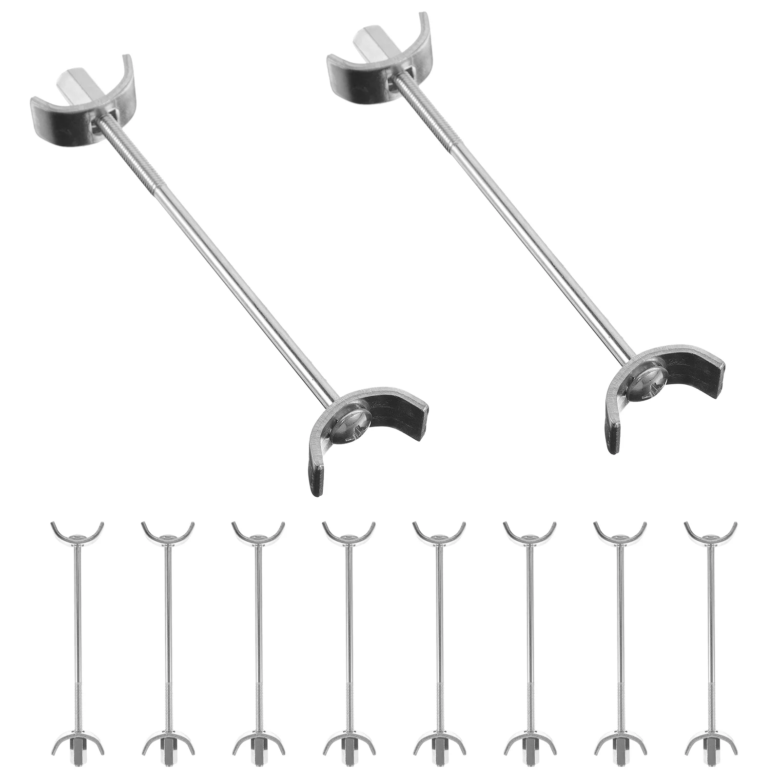 

10 Pcs Countertop Connection Connector Clamp Joint for Furniture Portable Laminate Drawbolt Galvanized Steel Joiner Work