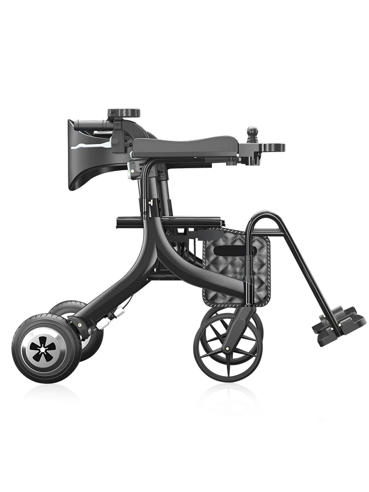 Foot walking elderly walking bike for elderly people, anti fall and lightweight shopping carbon fiber