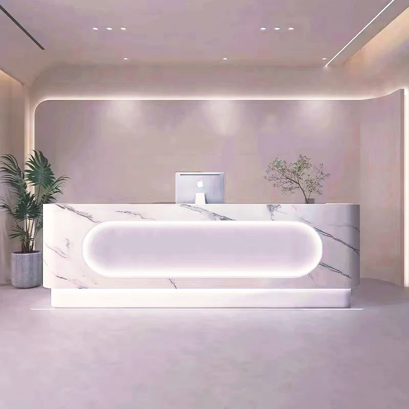 

Design Welcome Reception Desks Elegant Front Stands Work Reception Desks Receptionist Service Escrivaninha Industrial Furniture