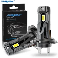 XSTORM H7 bombillas de faros LED 120W 30000LM H7 luz LED Auto faro antiniebla 6000K 7035 CSP faro con luz de cabeza de ventilador Turbo