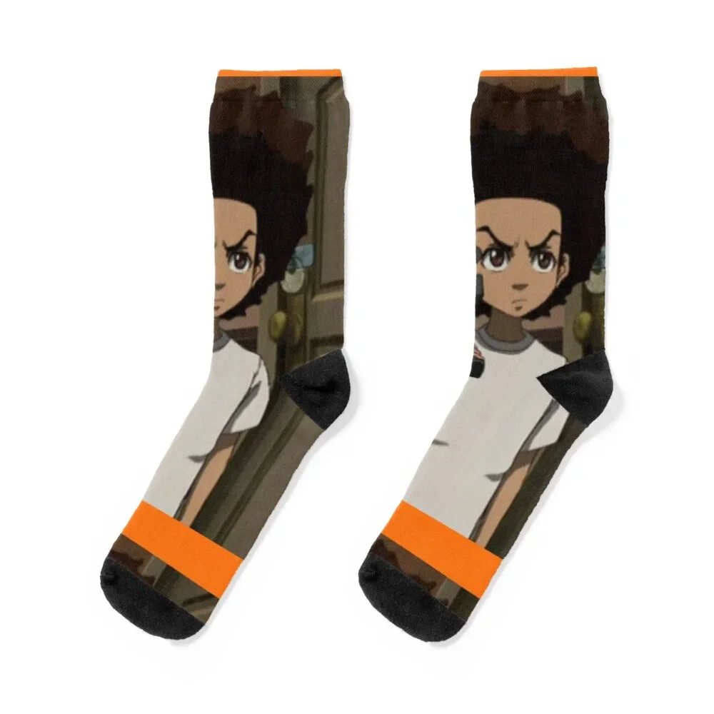 Copy of The Boondocks Huey Socks custom sports designer valentine gift ideas Rugby Women Socks Men's