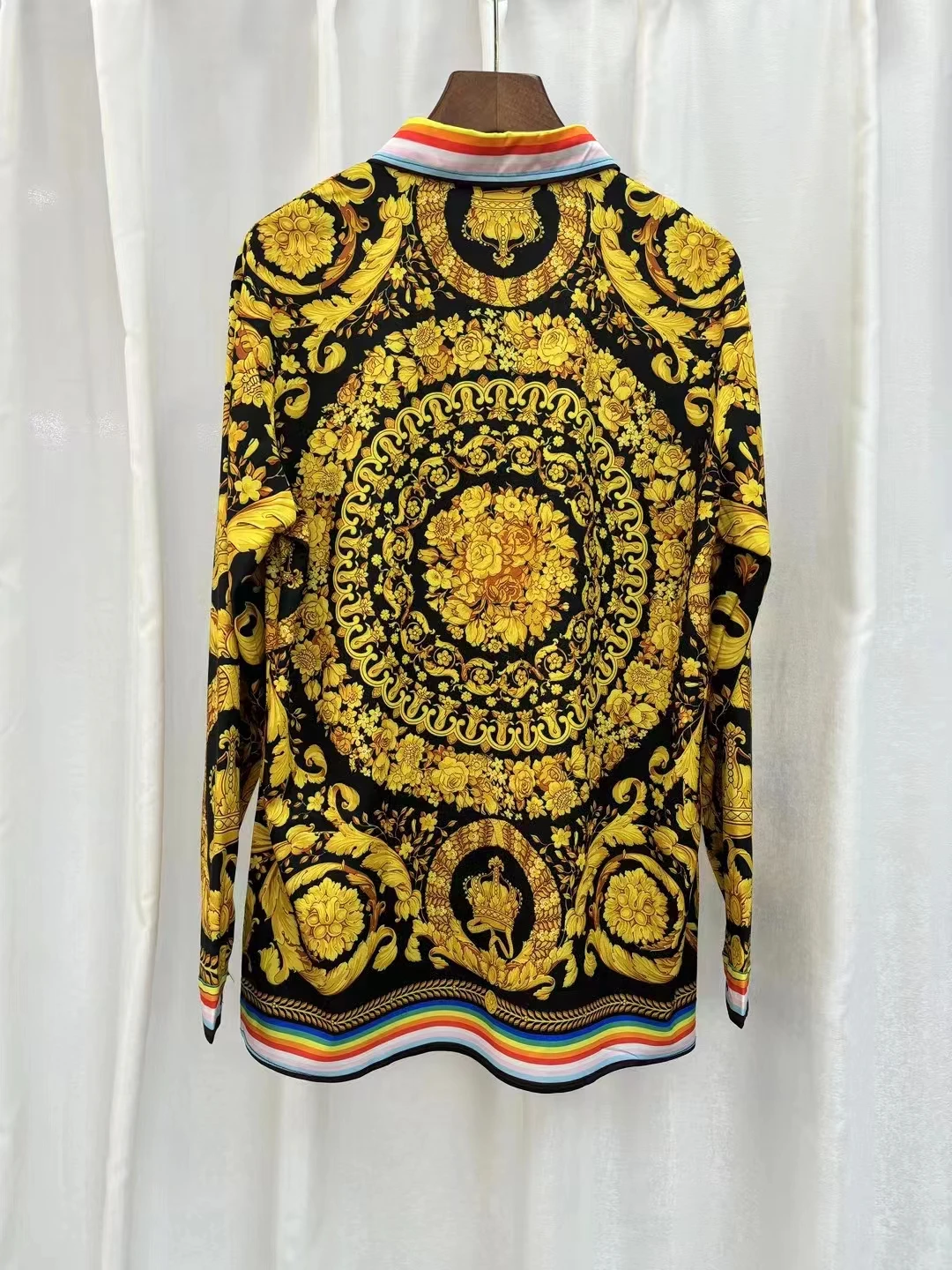 

aa6609 Fashion men Shirts 2024 Popular European Design party style men's Clothing