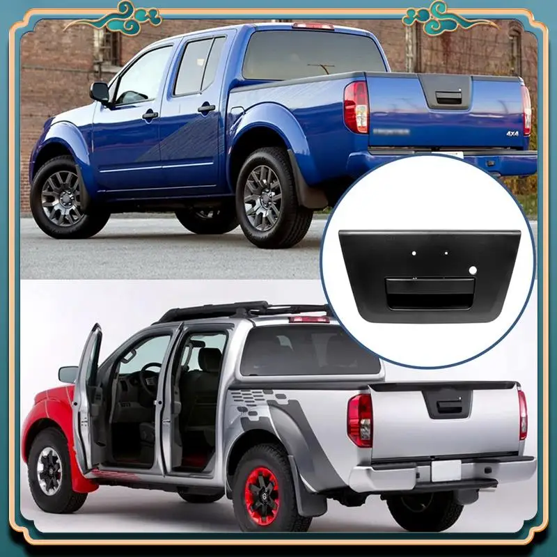 

Latest NI1915109 90606EA810 For Nissan Frontier 2005-2012 NP 300 2009-2014 Car Rear Tailgate Trunk Handle Parts With Hole 90606-