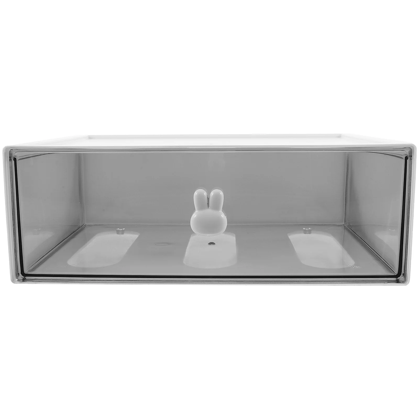 

Drawer Type Box White High 1 Office Storage Box Layer Desk Organizer Plastic Jewelry Case Stationery Home Supply