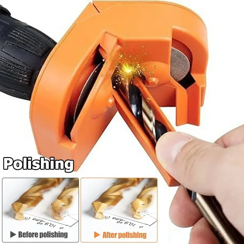 

Electric Impact Drill Bit Sharpener Multipurpose Knife Sharpener for Drill Bit Milling Cutter Scissor -Tool for Home Improvement