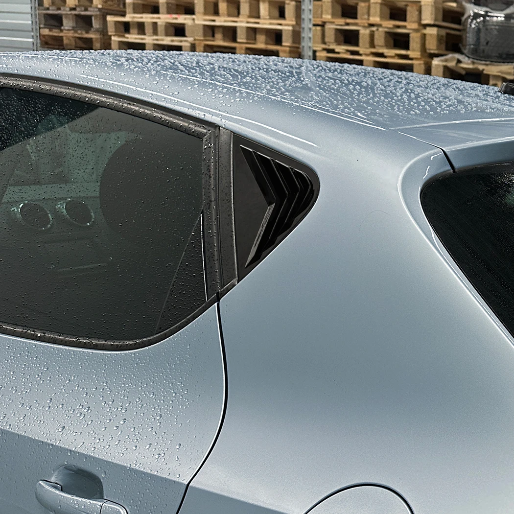 For Seat Ibiza MK4.5 2013 2014 2015 2016 2017 ABS Rear Window Side Vent Shutter Louver Cover Trim Car Accessories