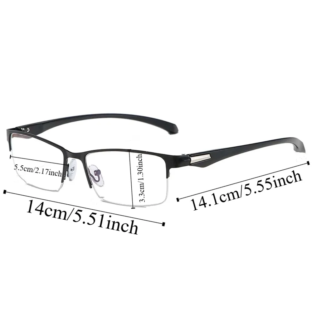 Kacamata Anti Blu-ray Transparan Baru PC Paduan Pria Paduan Sunnies Kacamata Hitam Wanita Dekoratif Tahan Air Jam Tangan Film