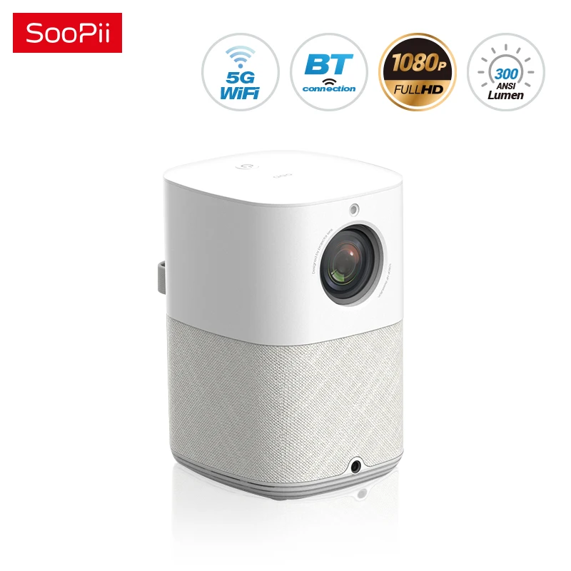 

SooPii PR24 4K Mini Projector LED TV HDMI USB Portable Theater Media Player Children Gift