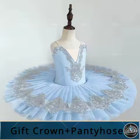 Professional Ballet Costume Classic Ballerina Tutu for Child Kid Girl Adult Princess Pancake Tutu Dance Ballet Dress Girl