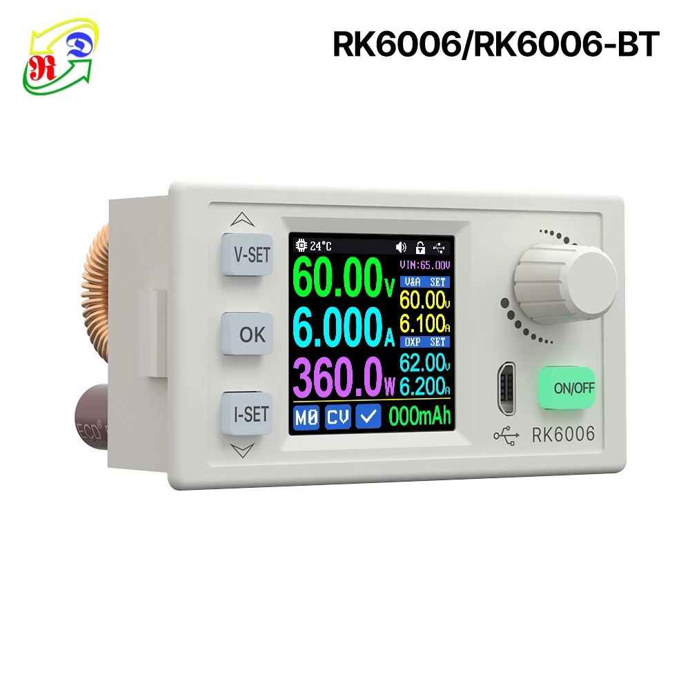 RD RK6006 60V 6A 4 digit Compact Design Communication Adjustable DC to DC Step Down Voltage Bench Power Supply Buck converter